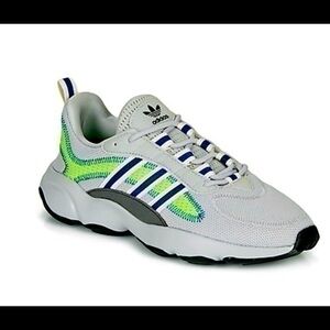 Adidas Haiwee Men's Shoes Grey Two-Royal Blue-Signal Green